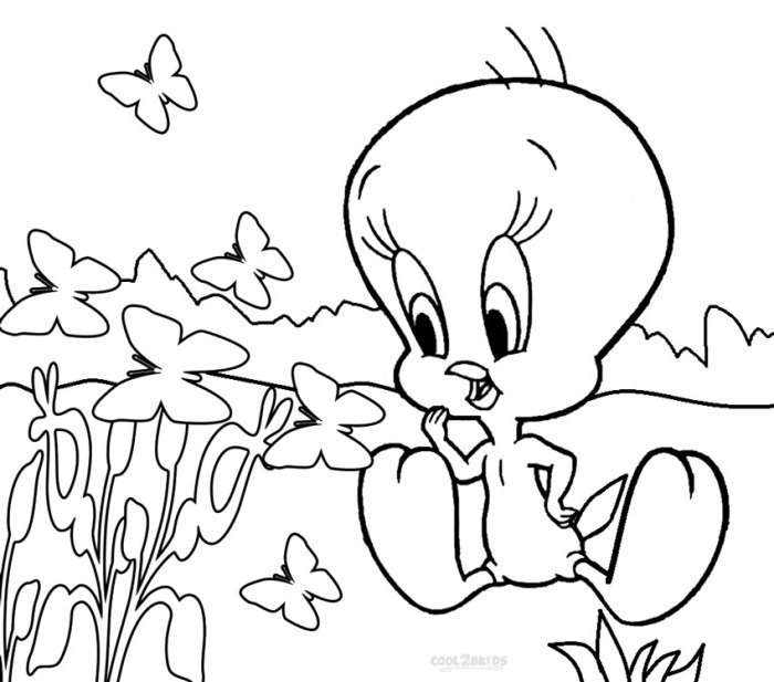 Tweety bird coloring book